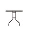 Flash Furniture Barker 31.5'' Bronze Square Tempered Glass Metal Table TLH-073A-2-BZ-GG - alternate 4